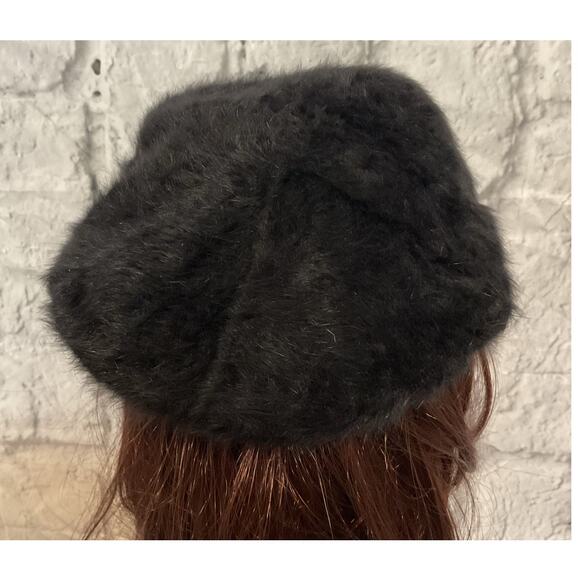 Parkhurst Angora / Lambswool Blend Fur Hat Black - Picture 3 of 11